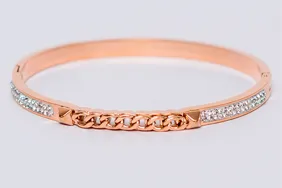 Rose-gold bangle · background removal original image