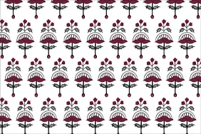 Repeating graphic pattern recreated vector preview