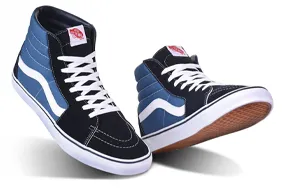 High-top trainers finished image with shadow treatment