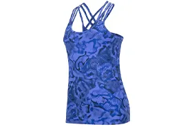 Blue patterned top after ghost mannequin editing
