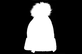 Winter clothing · mask view black-and-white mask