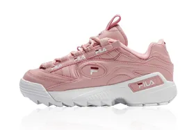 Pink trainer finished image with shadow treatment