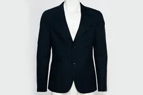 Black blazer before ghost mannequin editing