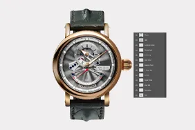 Wristwatch · multiple clipping paths path demonstration