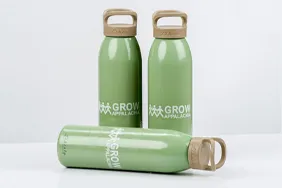 Green bottles original photograph
