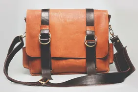 Leather bag · background removal original photograph