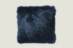 Furry cushion · mask view original photograph