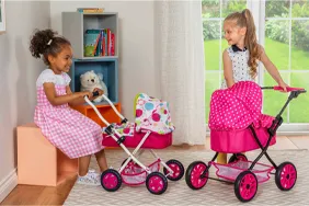 Stroller scene · multiple clipping paths original photograph