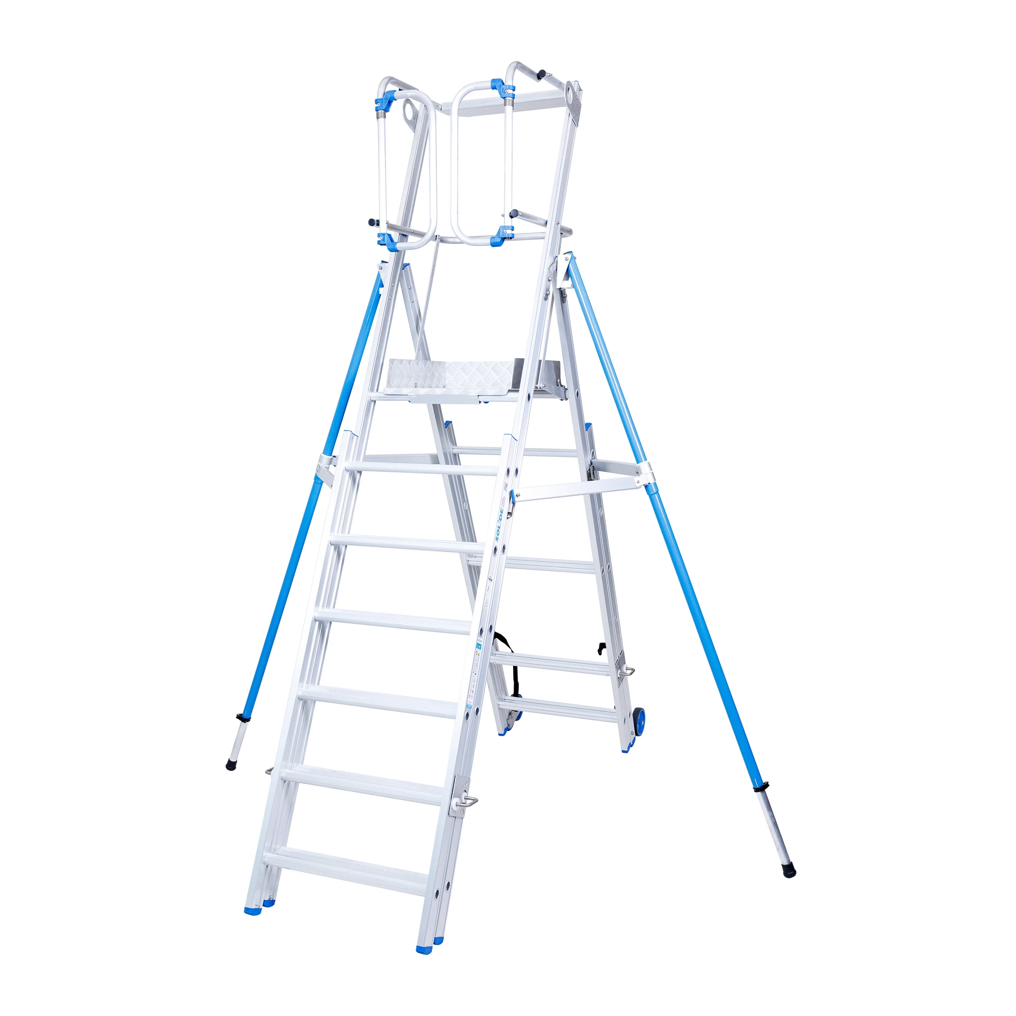 Platform ladder after background editing