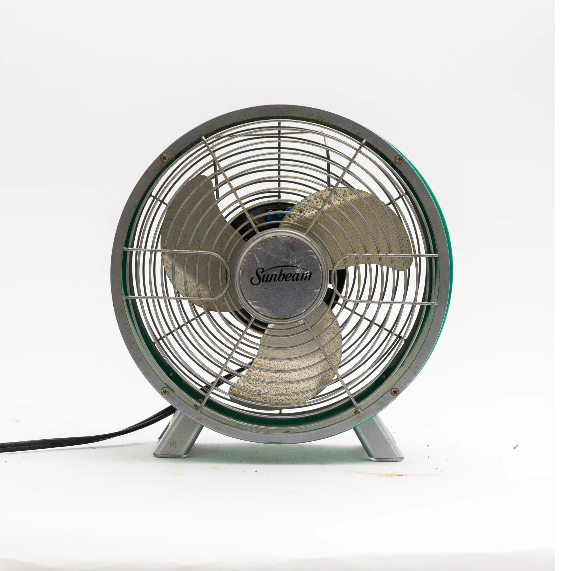 Vintage fan before background editing